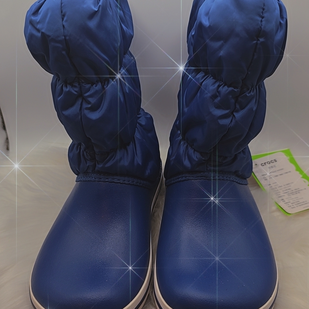CROCS Blue Jean Winter Puff Boots